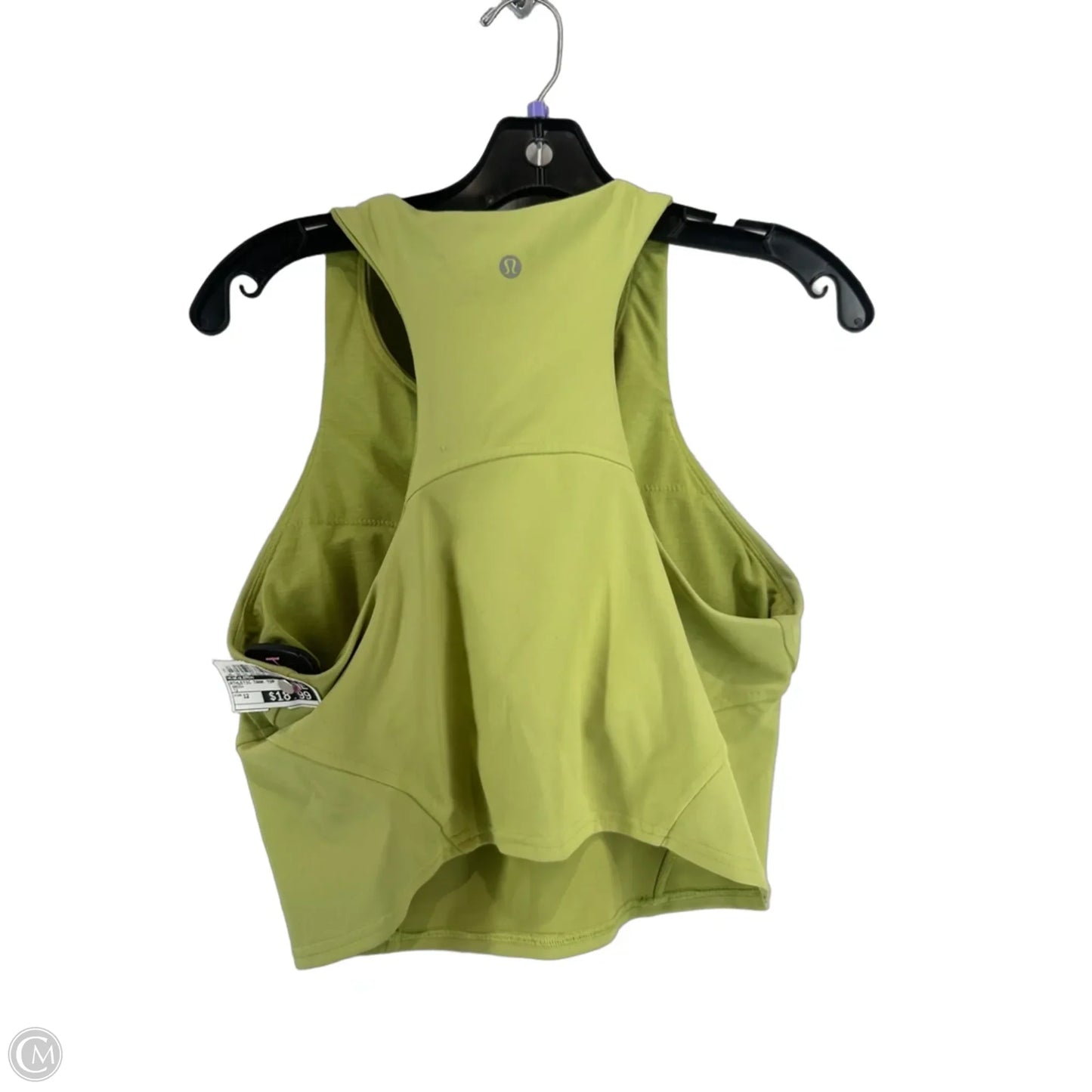 Athletic Tank Top By Lululemon In Green, Size: 12
