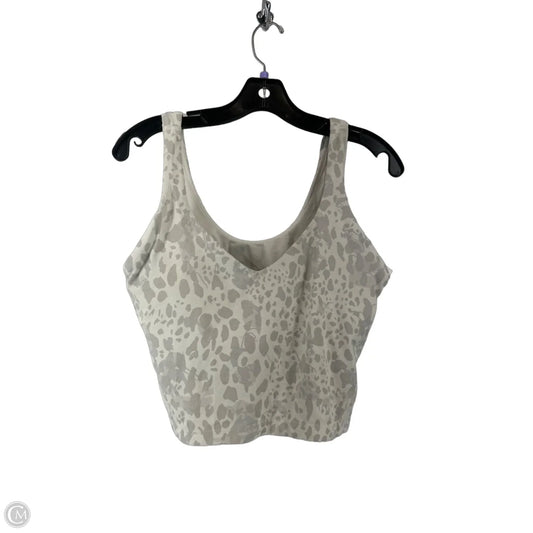 Athletic Tank Top By Lululemon In Animal Print, Size: 12