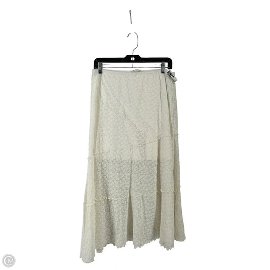 Skirt Maxi By See You Monday In White, Size: Xl