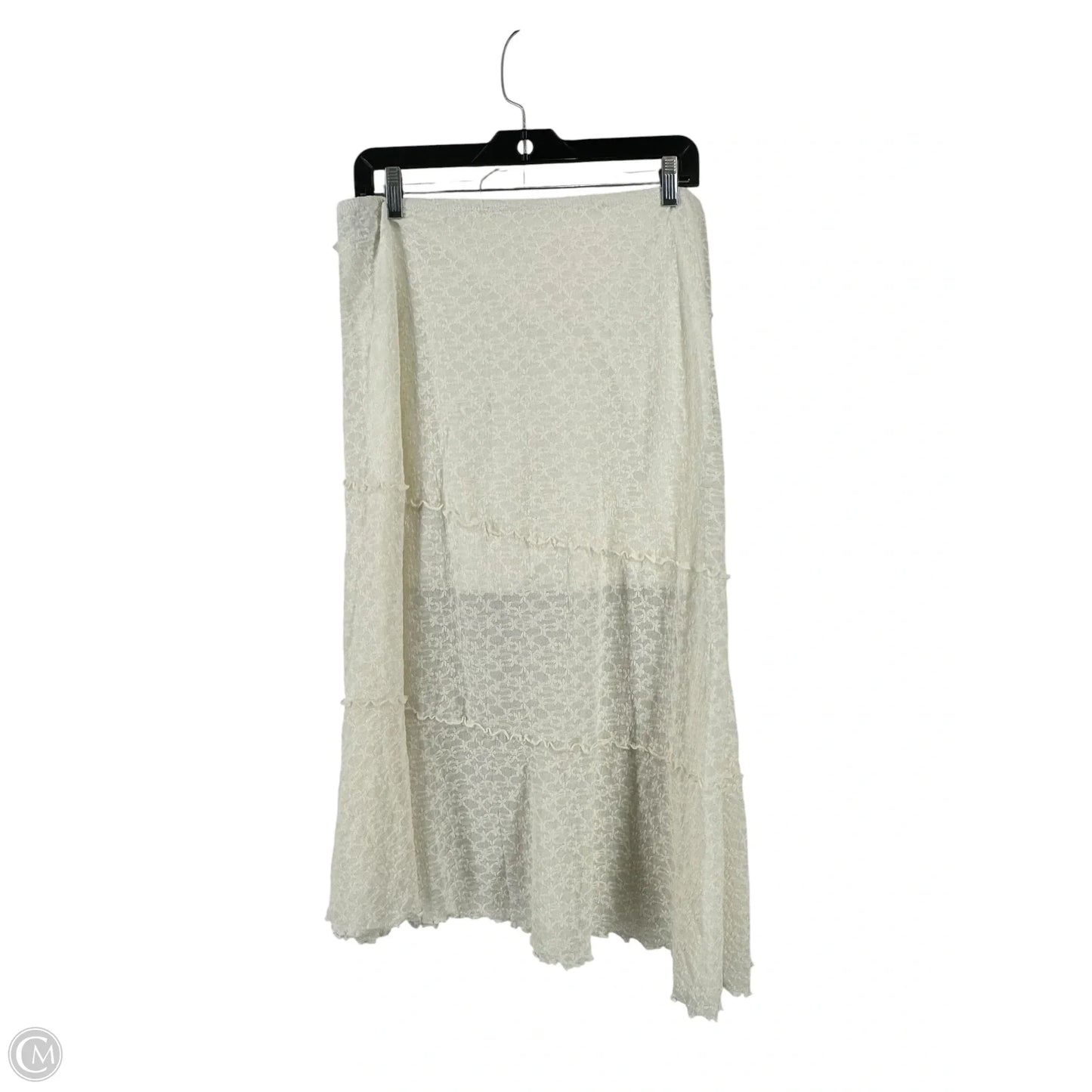 Skirt Maxi By See You Monday In White, Size: Xl