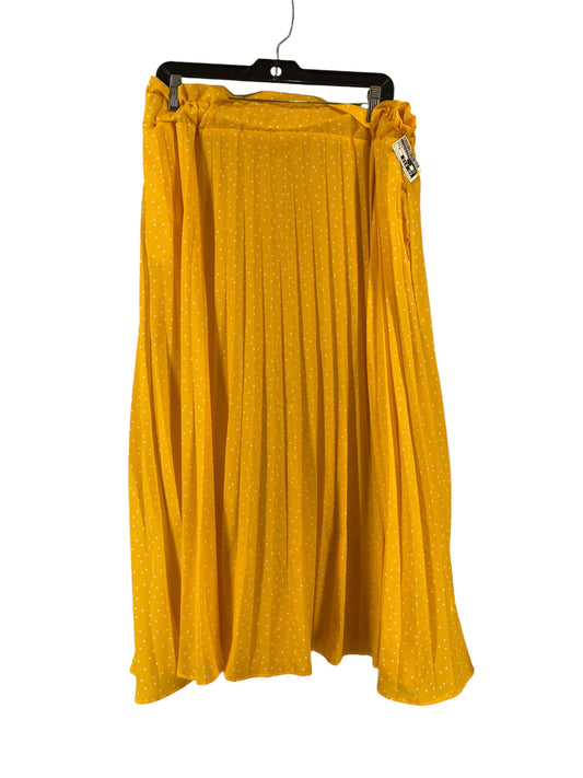 Skirt Maxi By Clothes Mentor In Yellow, Size: Xl