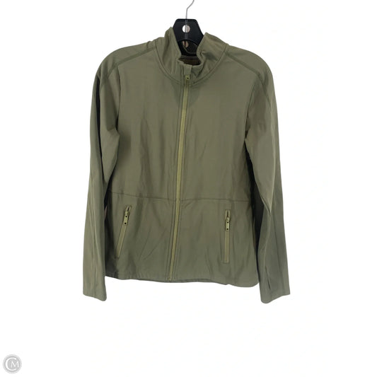 Athletic Jacket By Clothes Mentor In Green, Size: M
