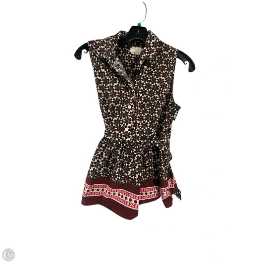 Top Sleeveless Designer By Kate Spade In Multi-colored, Size: M