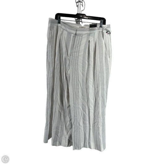 Pants Wide Leg By Worthington In Striped Pattern, Size: 14p