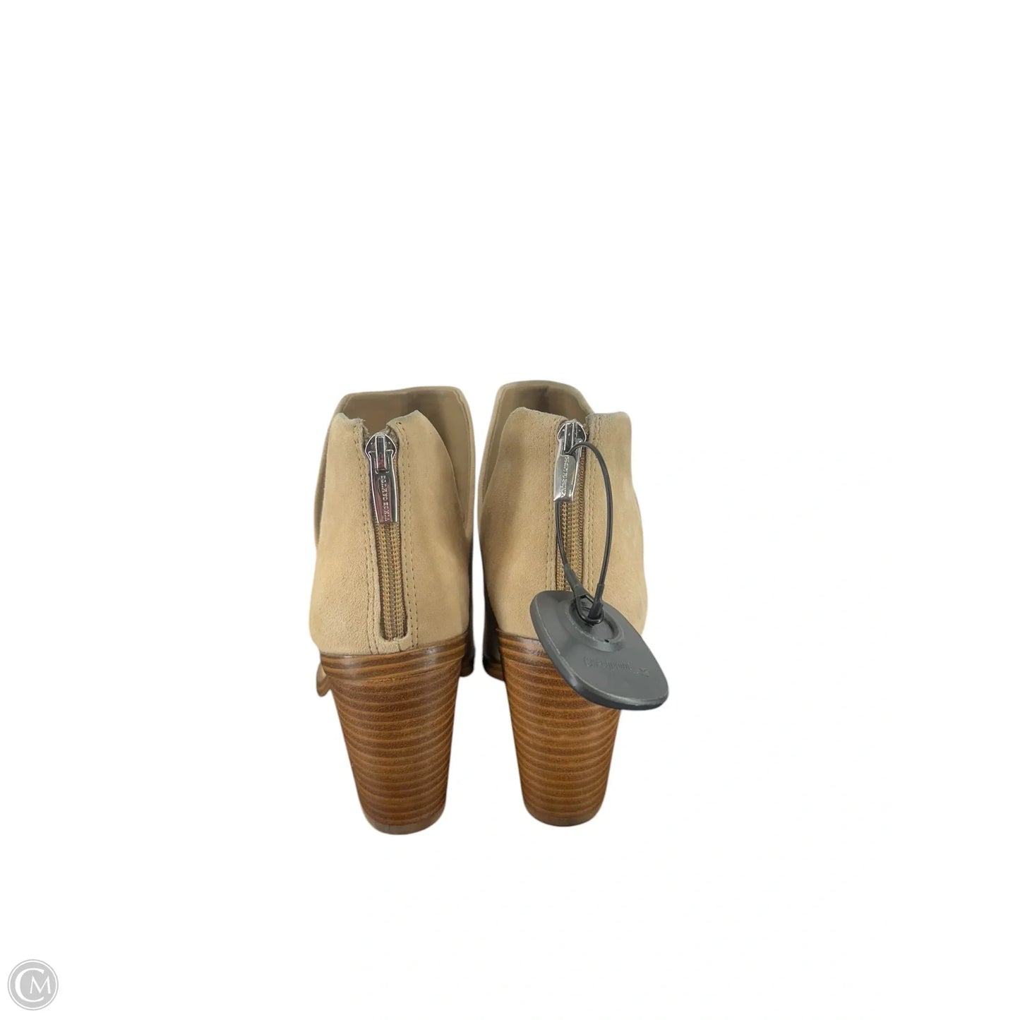 Boots Ankle Heels By Vince Camuto In Tan, Size: 8