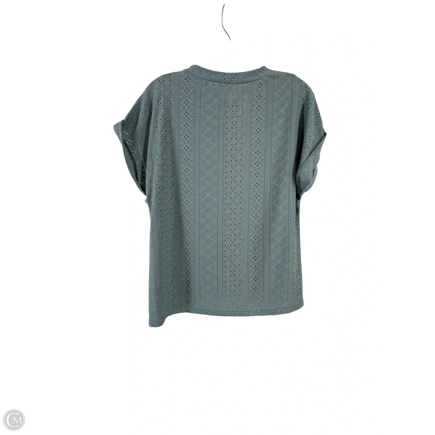 Top Short Sleeve By Clothes Mentor In Green, Size: M