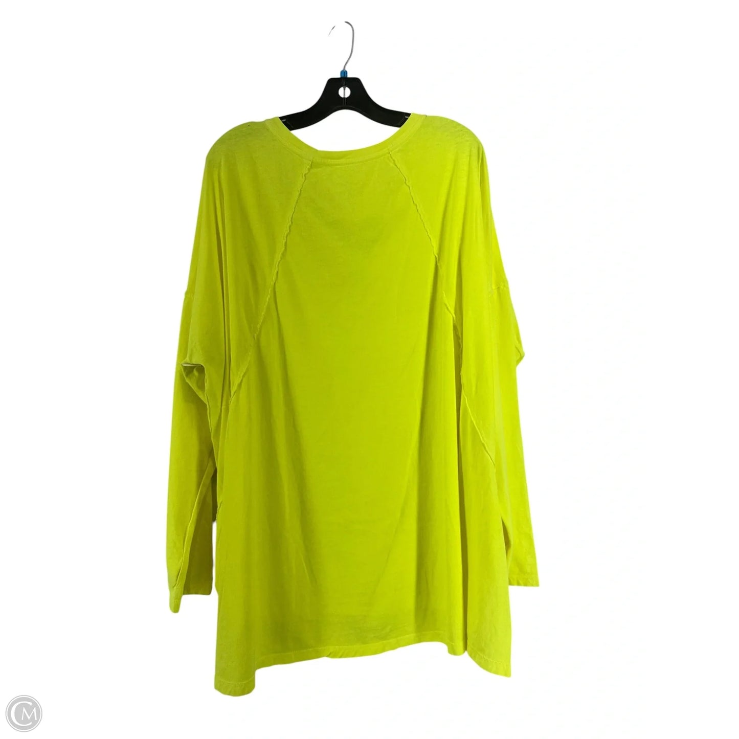 Top Long Sleeve By Free People In Yellow, Size: L