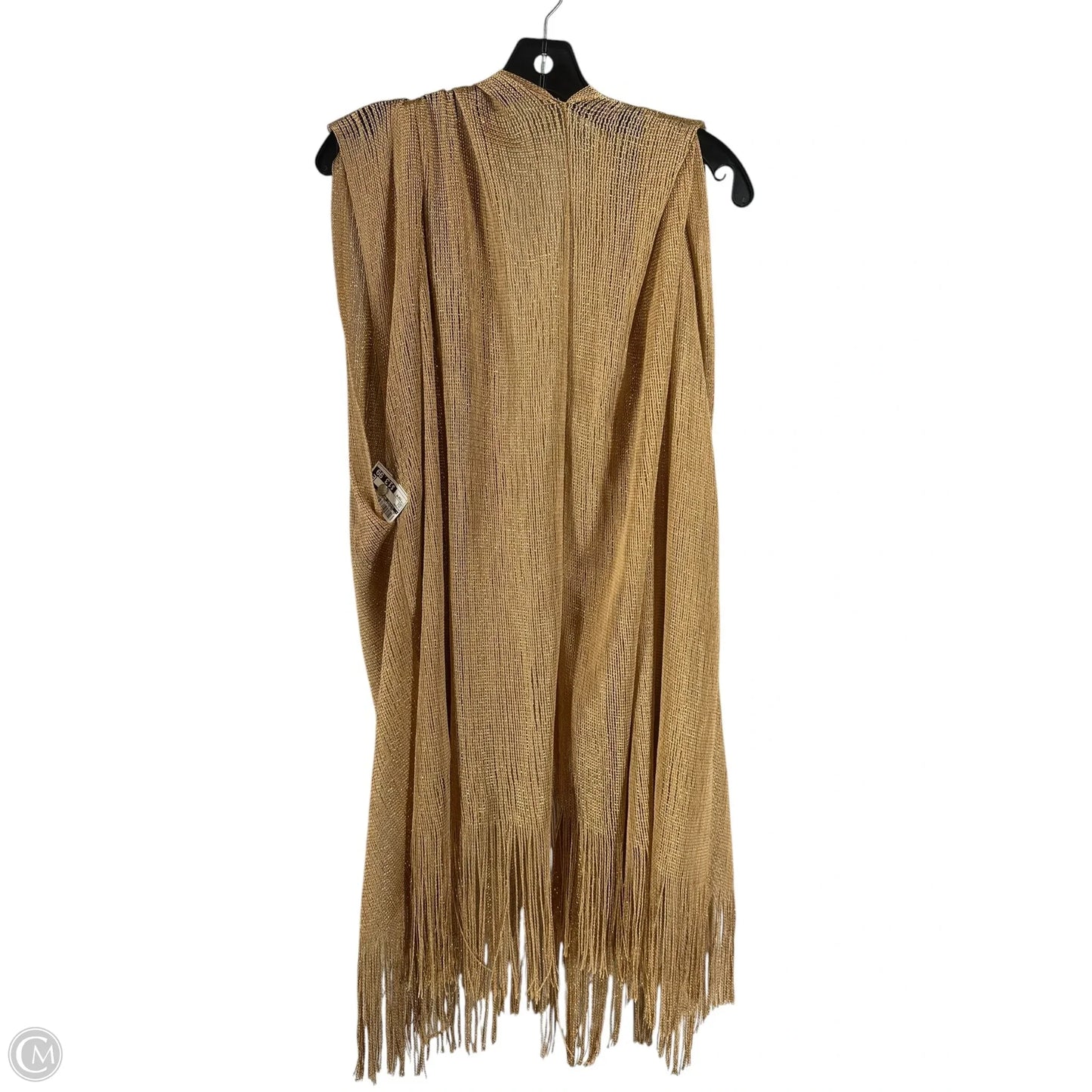 Kimono By Clothes Mentor In Gold, Size: Osfm