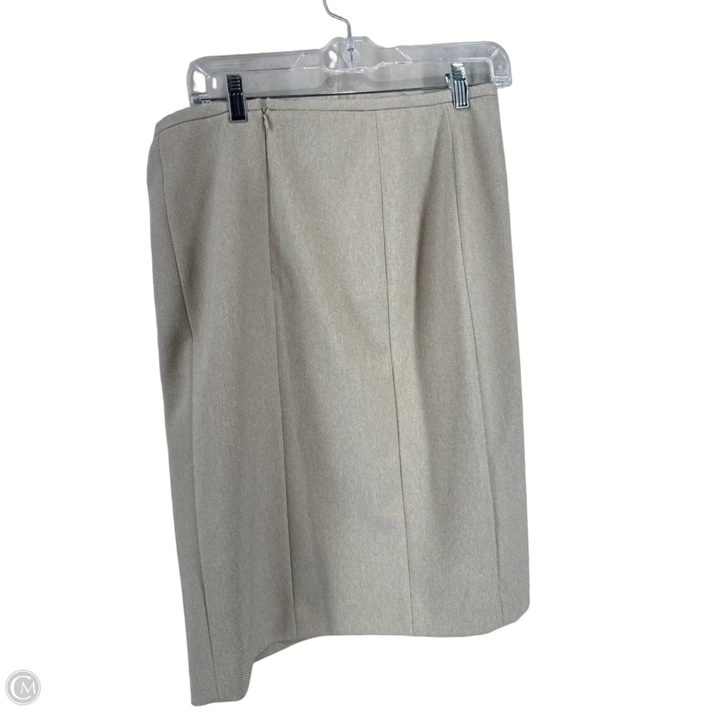 Skirt Midi By Calvin Klein In Tan, Size: 6