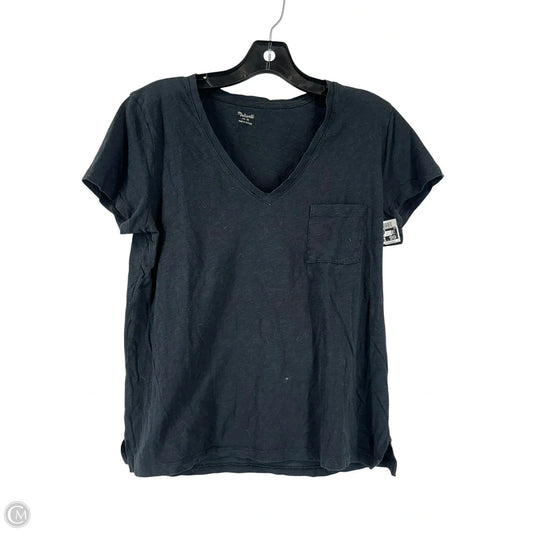 Top Short Sleeve By Madewell In Black, Size: M