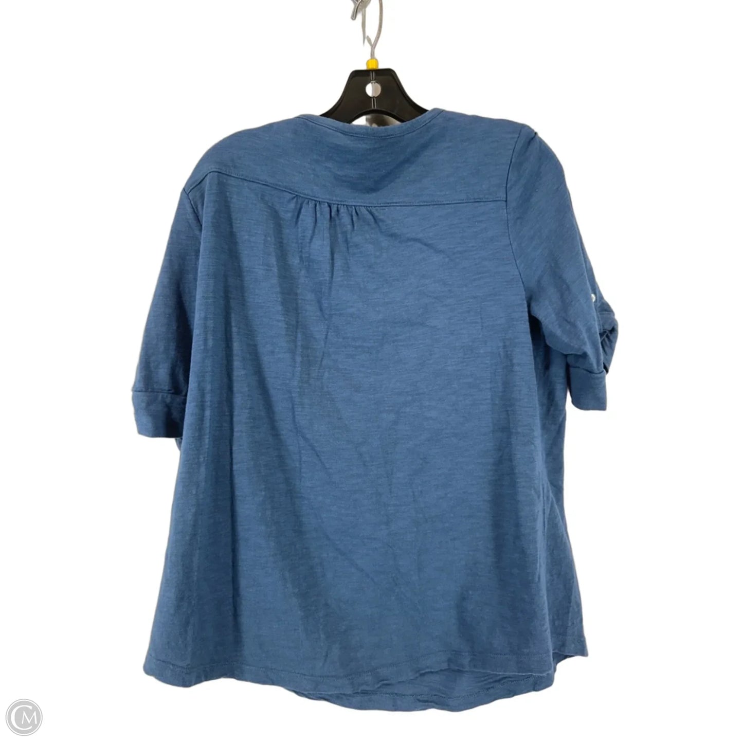 Top Short Sleeve By Chicos In Blue, Size: 2