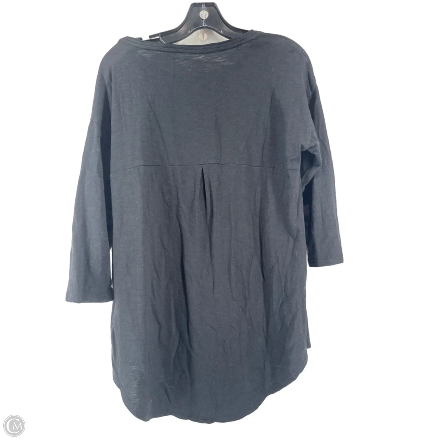Top Long Sleeve By Chicos In Black, Size: M
