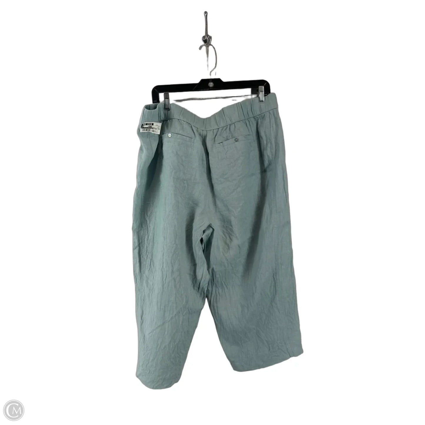 Pants Linen By Pure Jill In Aqua, Size: Xlp