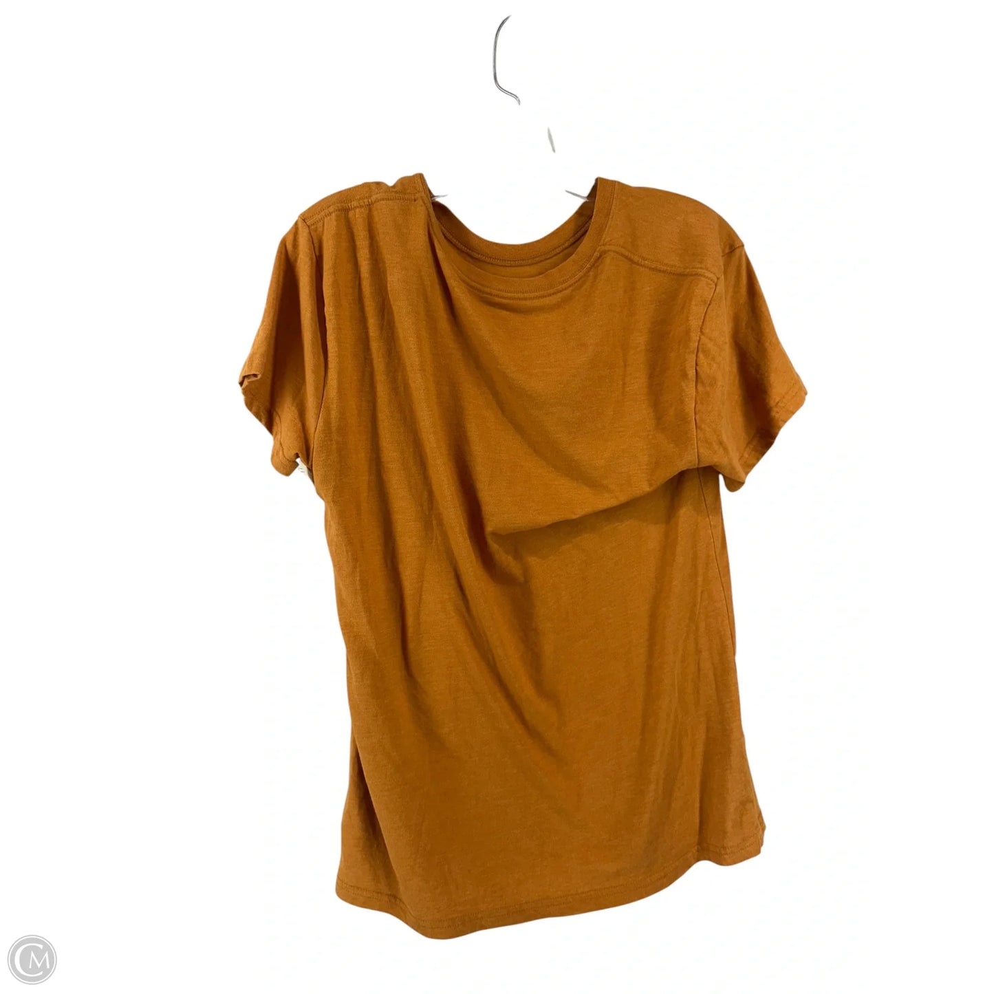 Top Short Sleeve Basic By Wrangler In Orange, Size: M