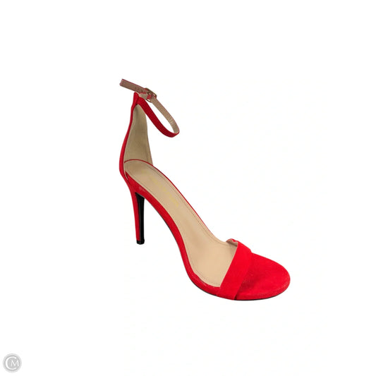 Sandals Heels Stiletto By Dream Pairs In Red, Size: 7