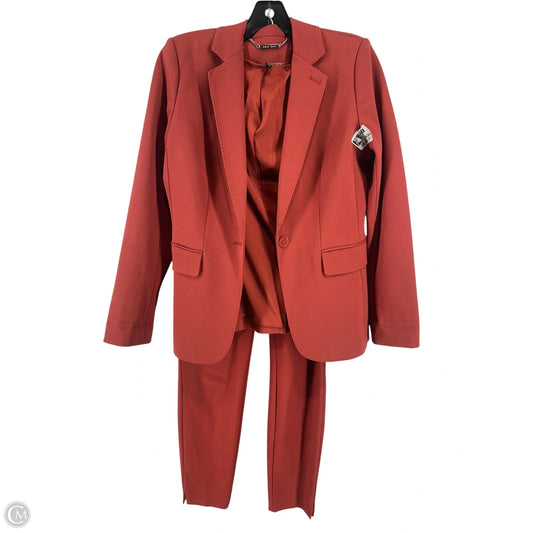 Pants Suit 2pc By White House Black Market In Orange, Size: 4