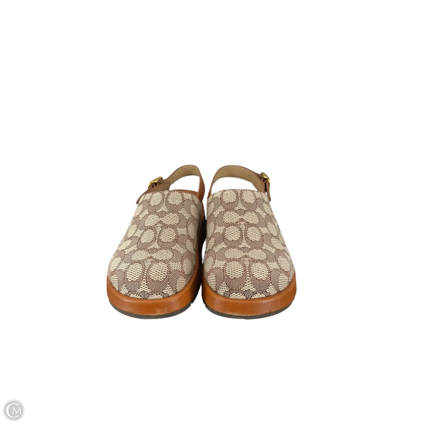Shoes Designer By Coach In Brown & Cream, Size: 6
