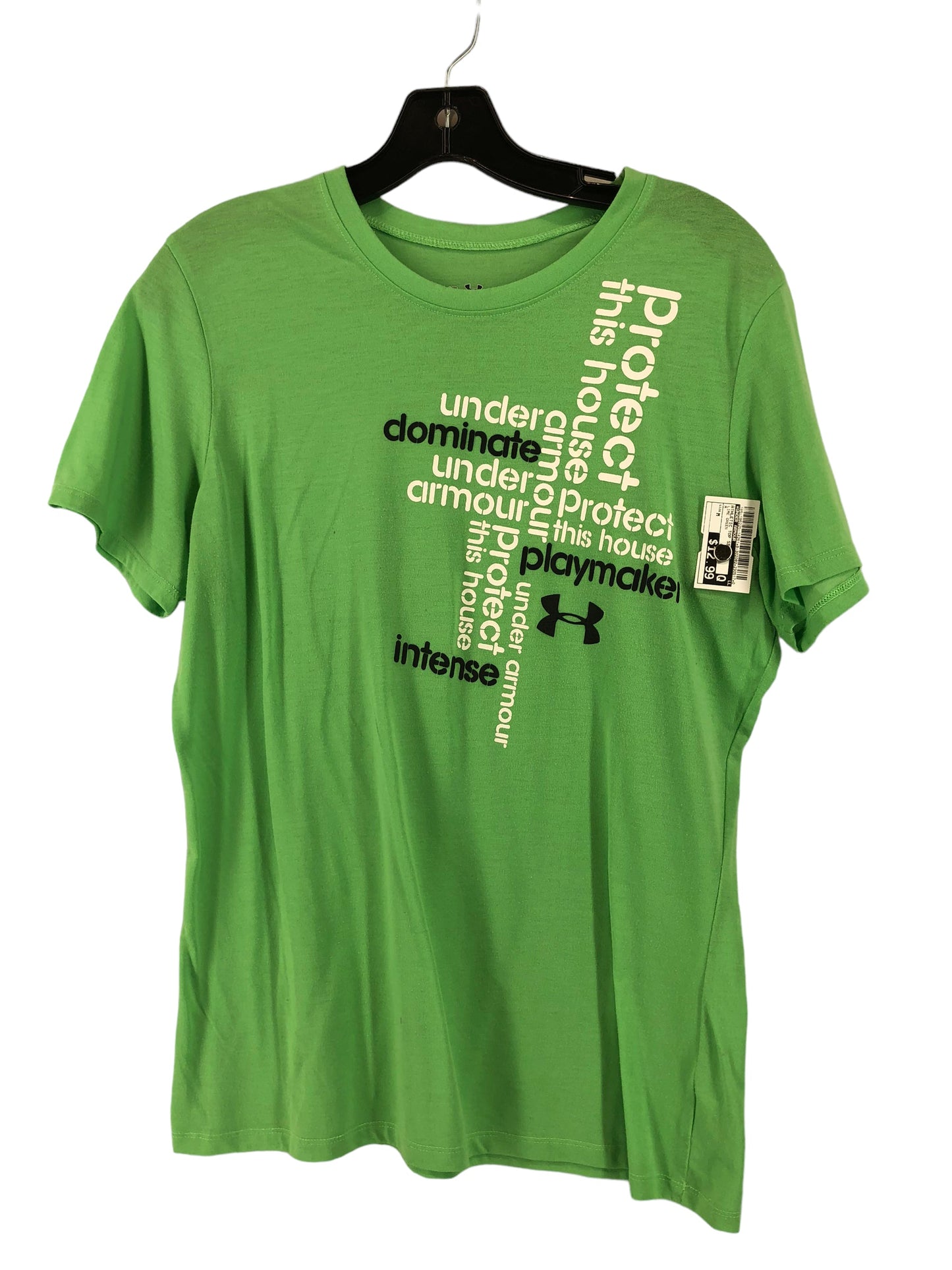 Athletic Top Short Sleeve By Under Armour  Size: M