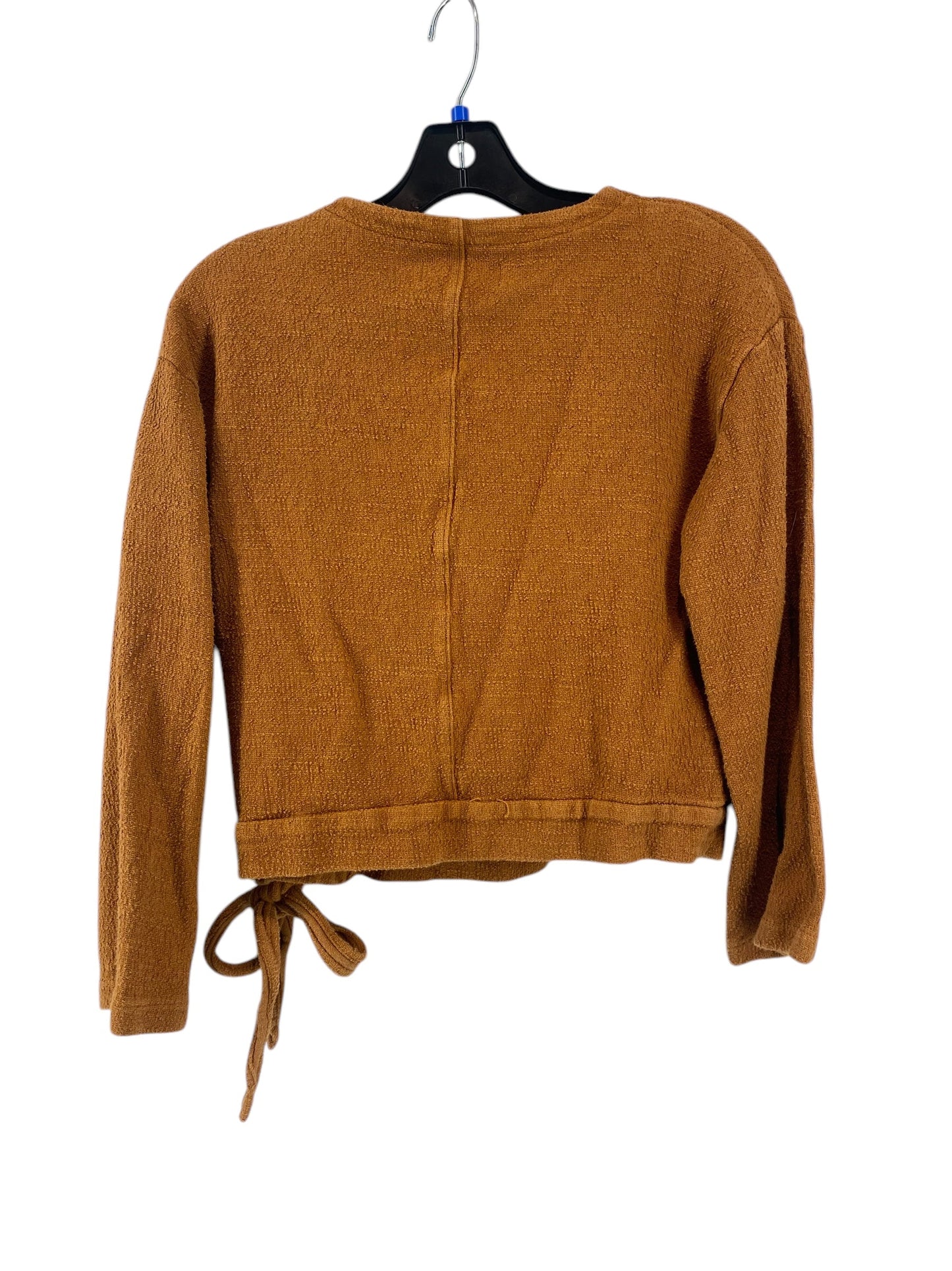 Top Long Sleeve By Madewell In Tan, Size: S