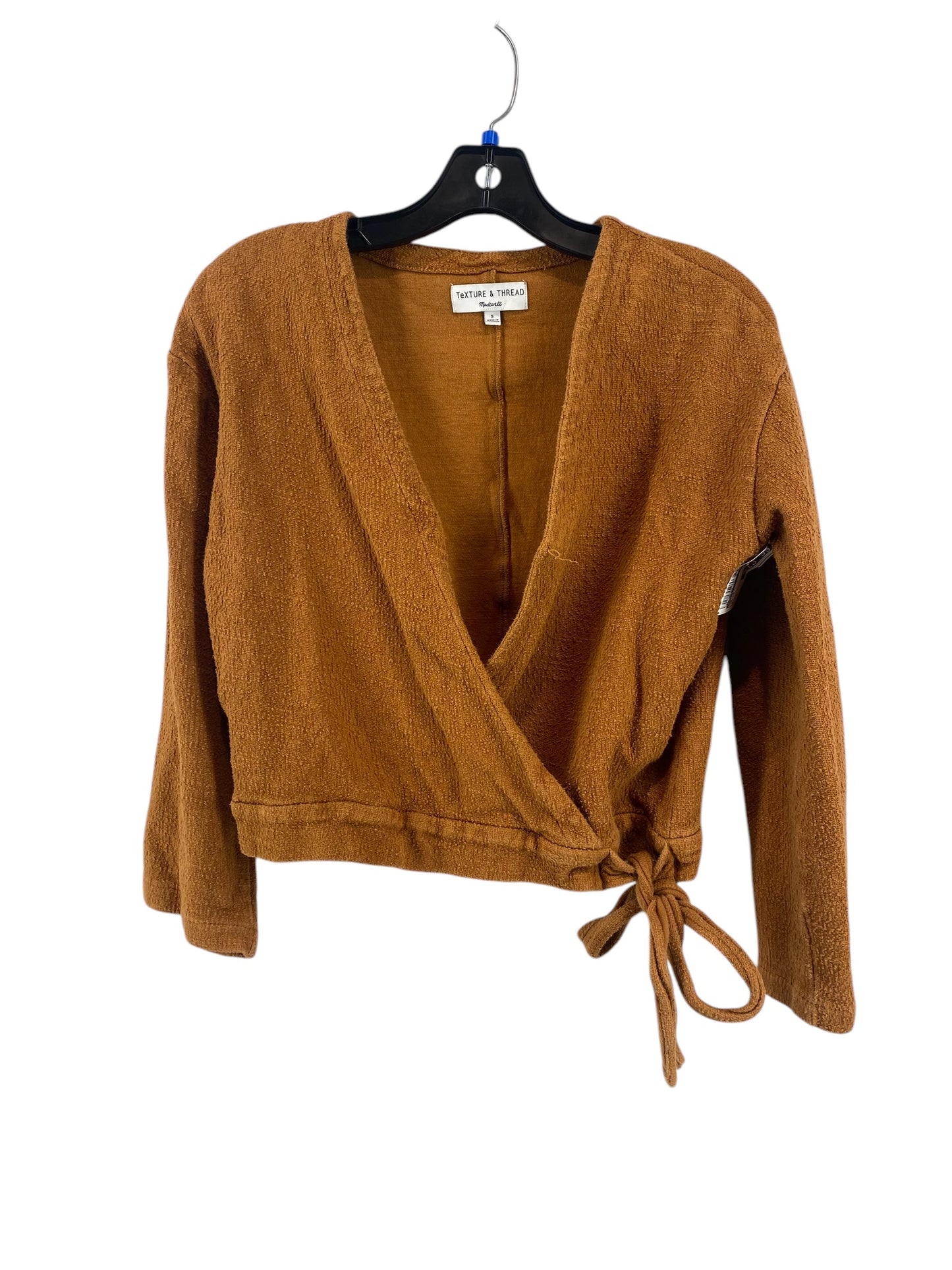 Top Long Sleeve By Madewell In Tan, Size: S