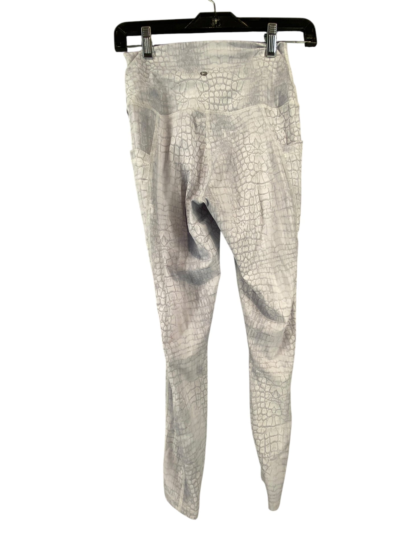 Athletic Leggings By 90 Degrees By Reflex In Snakeskin Print, Size: S