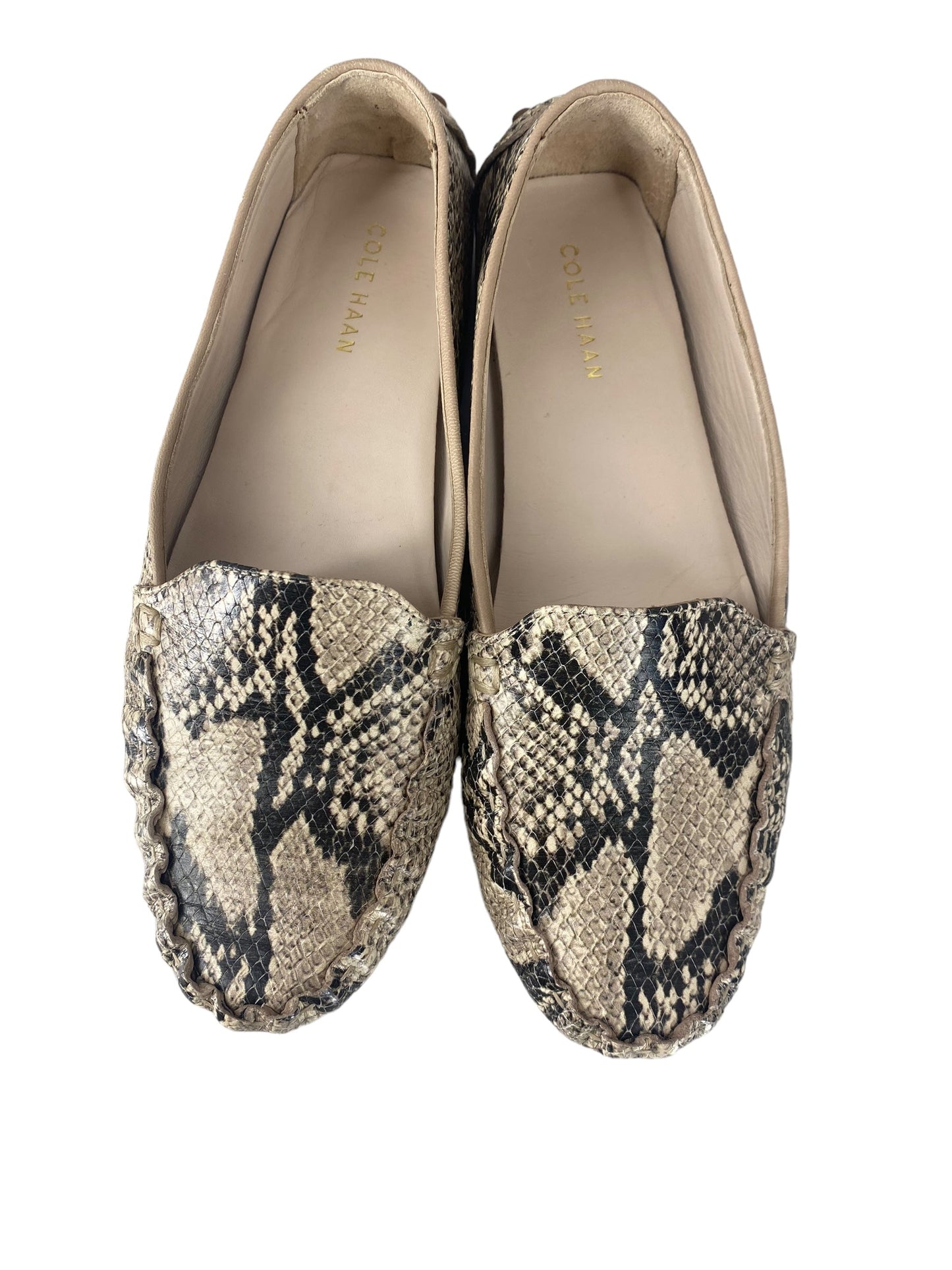 Snakeskin Print Shoes Flats Cole-haan, Size 6