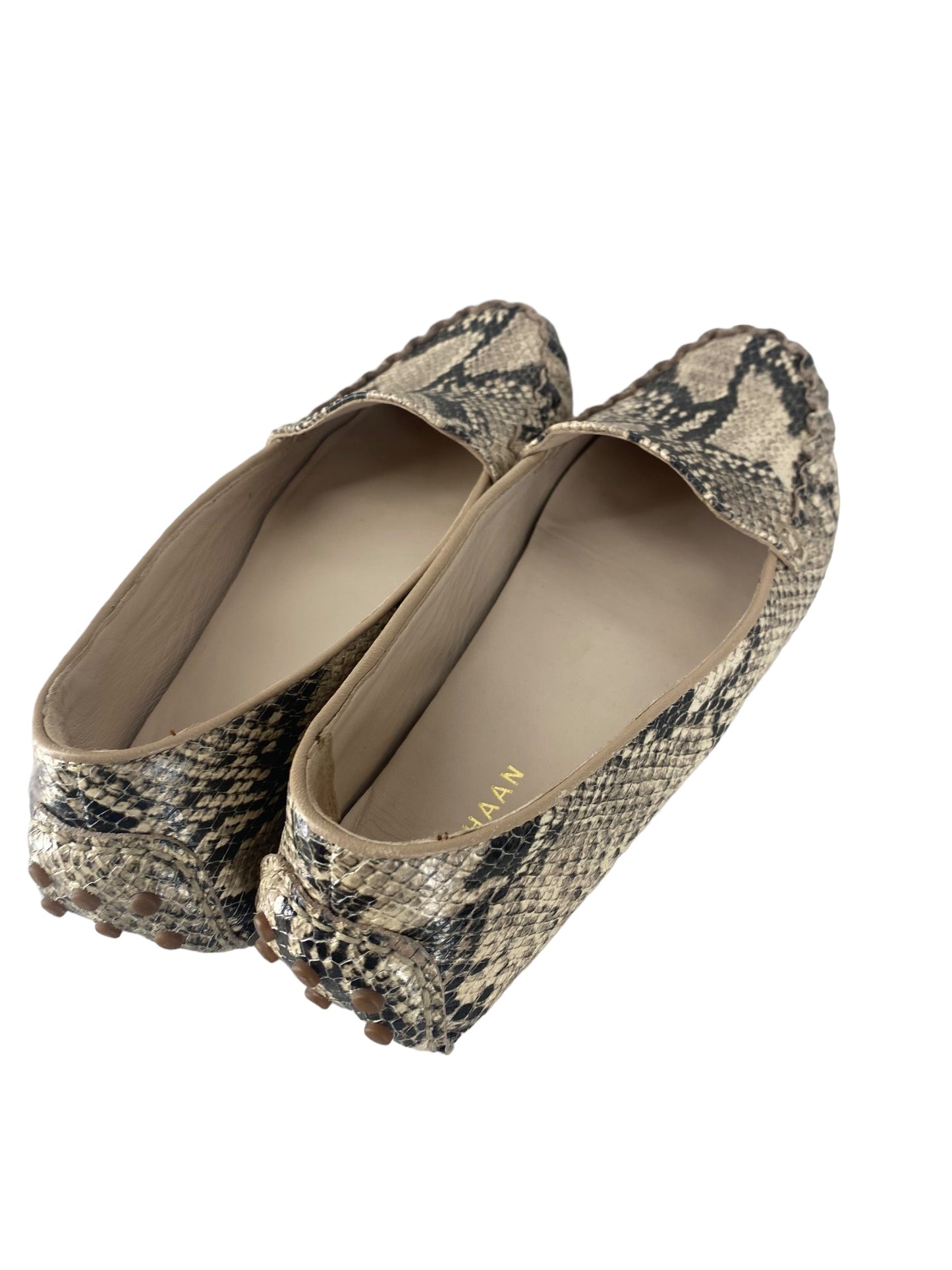 Snakeskin Print Shoes Flats Cole-haan, Size 6