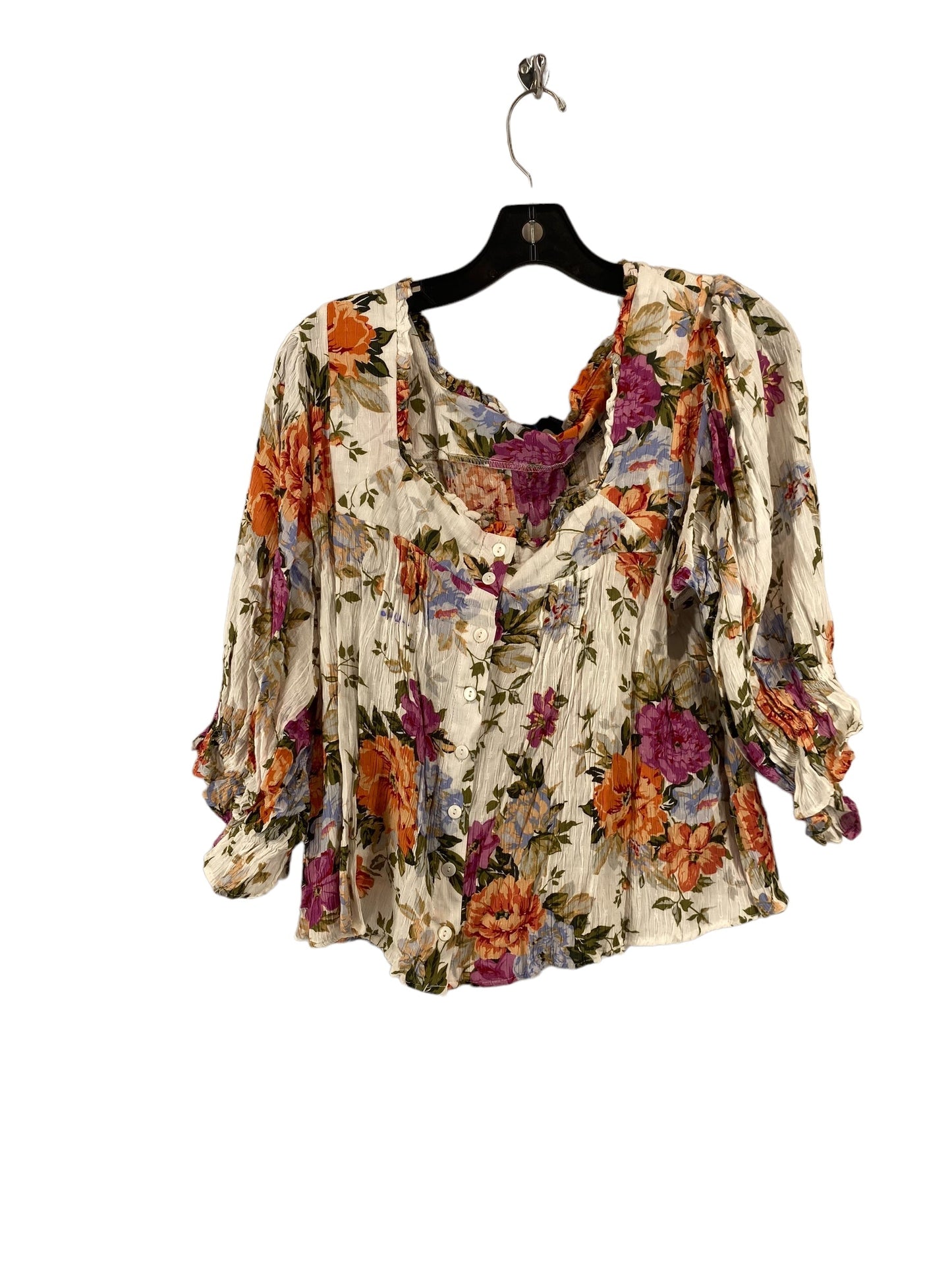 Blouse 3/4 Sleeve By Rachel Roy  Size: S