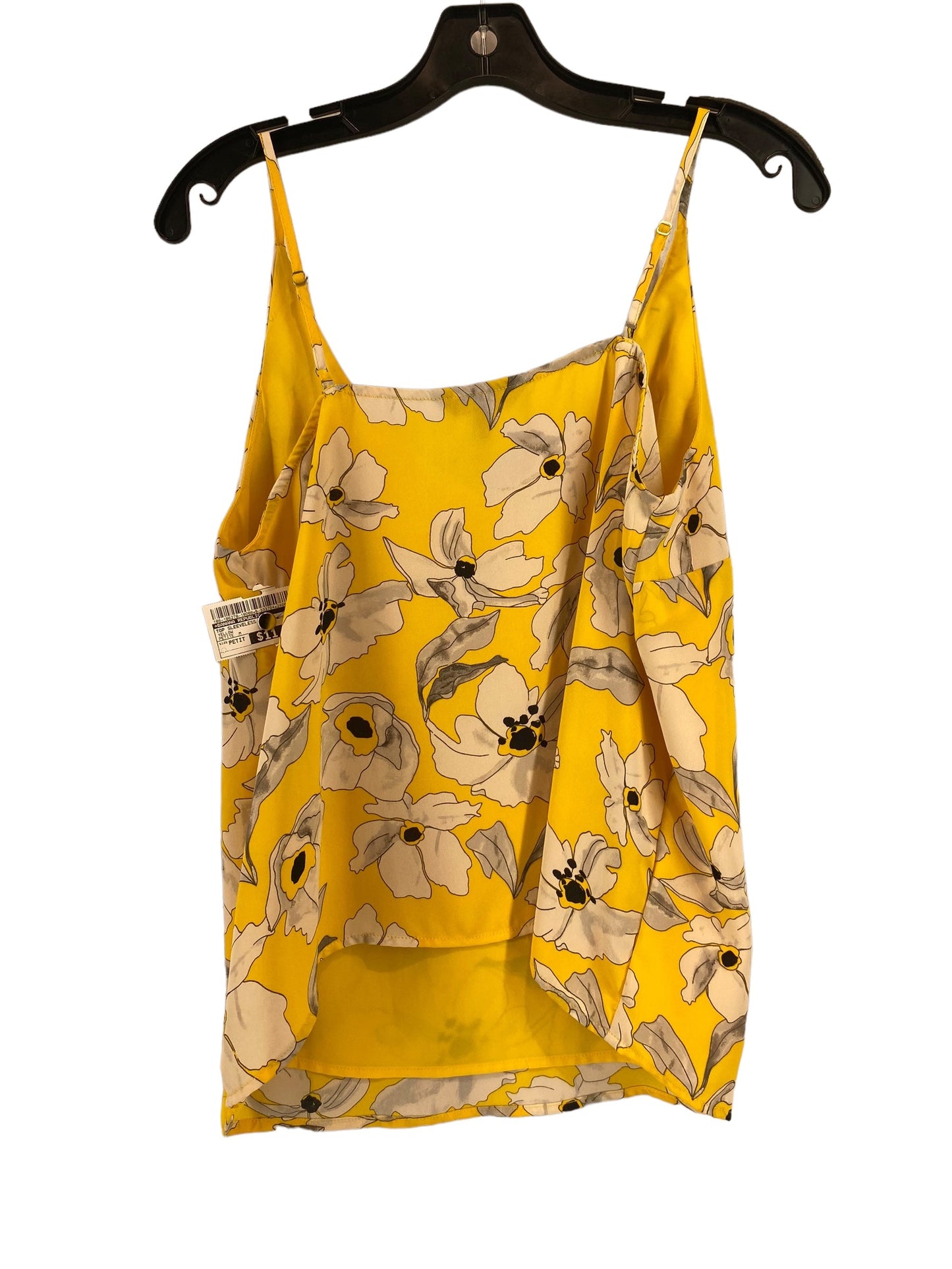 Yellow Top Sleeveless Banana Republic, Size Petite  M