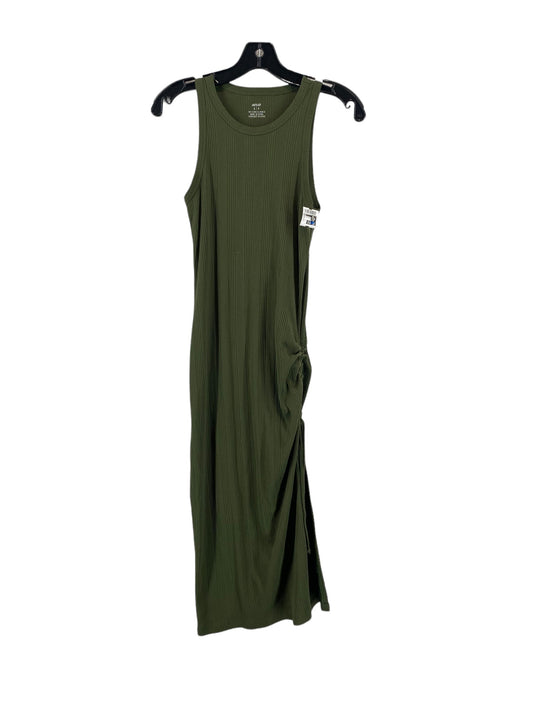 Green Dress Casual Maxi Aerie, Size S