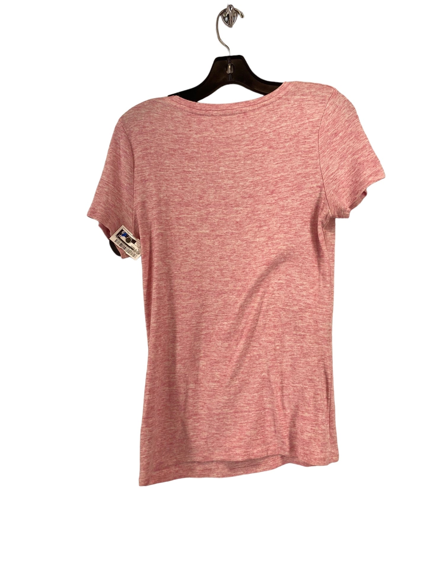 Pink Top Short Sleeve Basic Merona, Size M