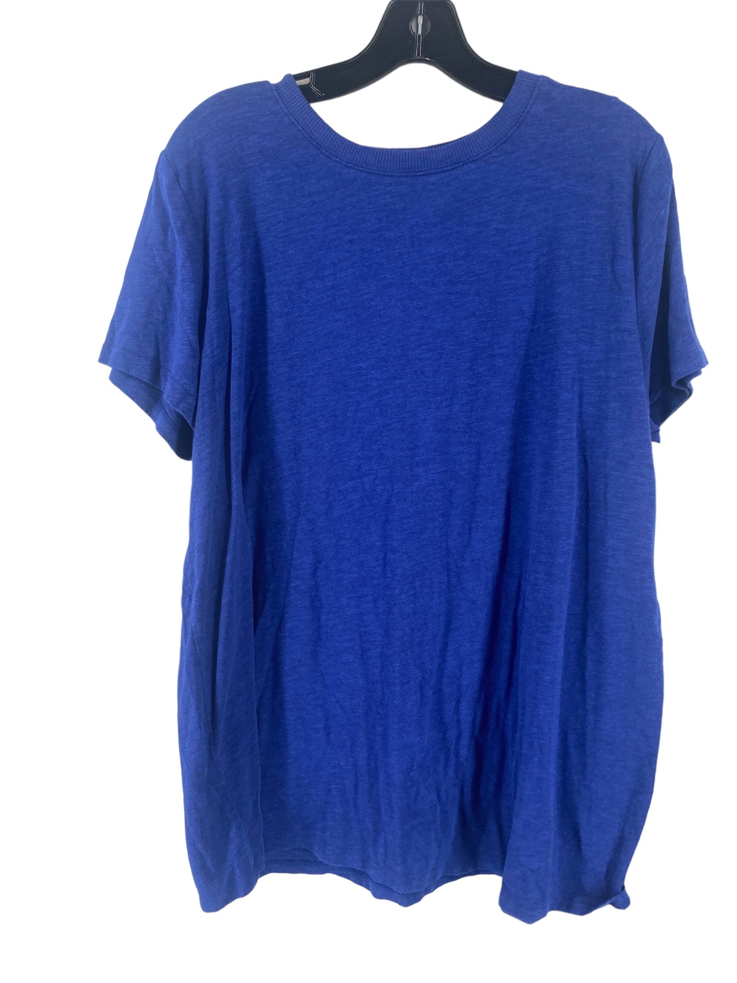 Blue Top Short Sleeve Basic Torrid, Size 1