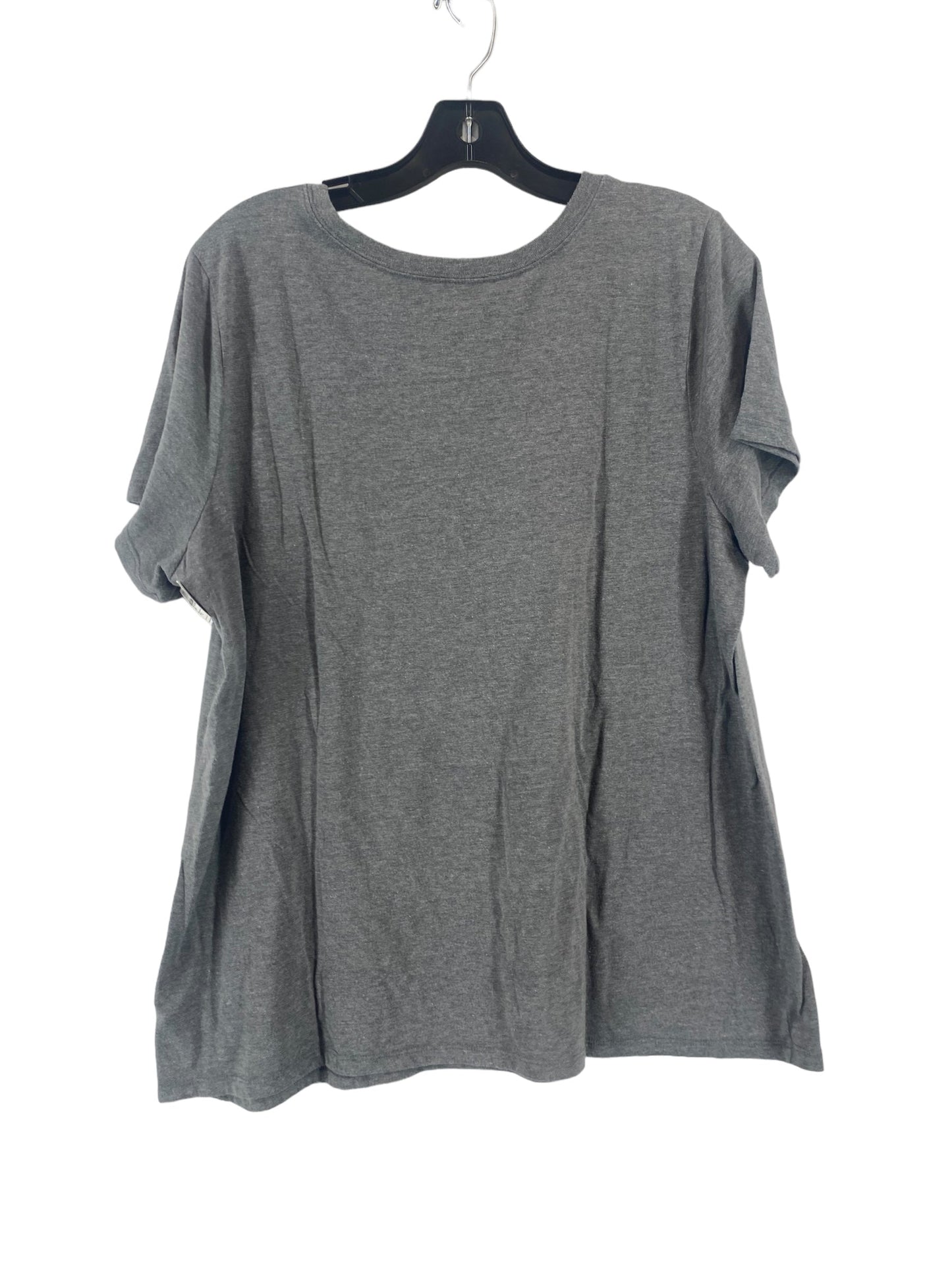 Grey Top Short Sleeve Basic Torrid, Size 2