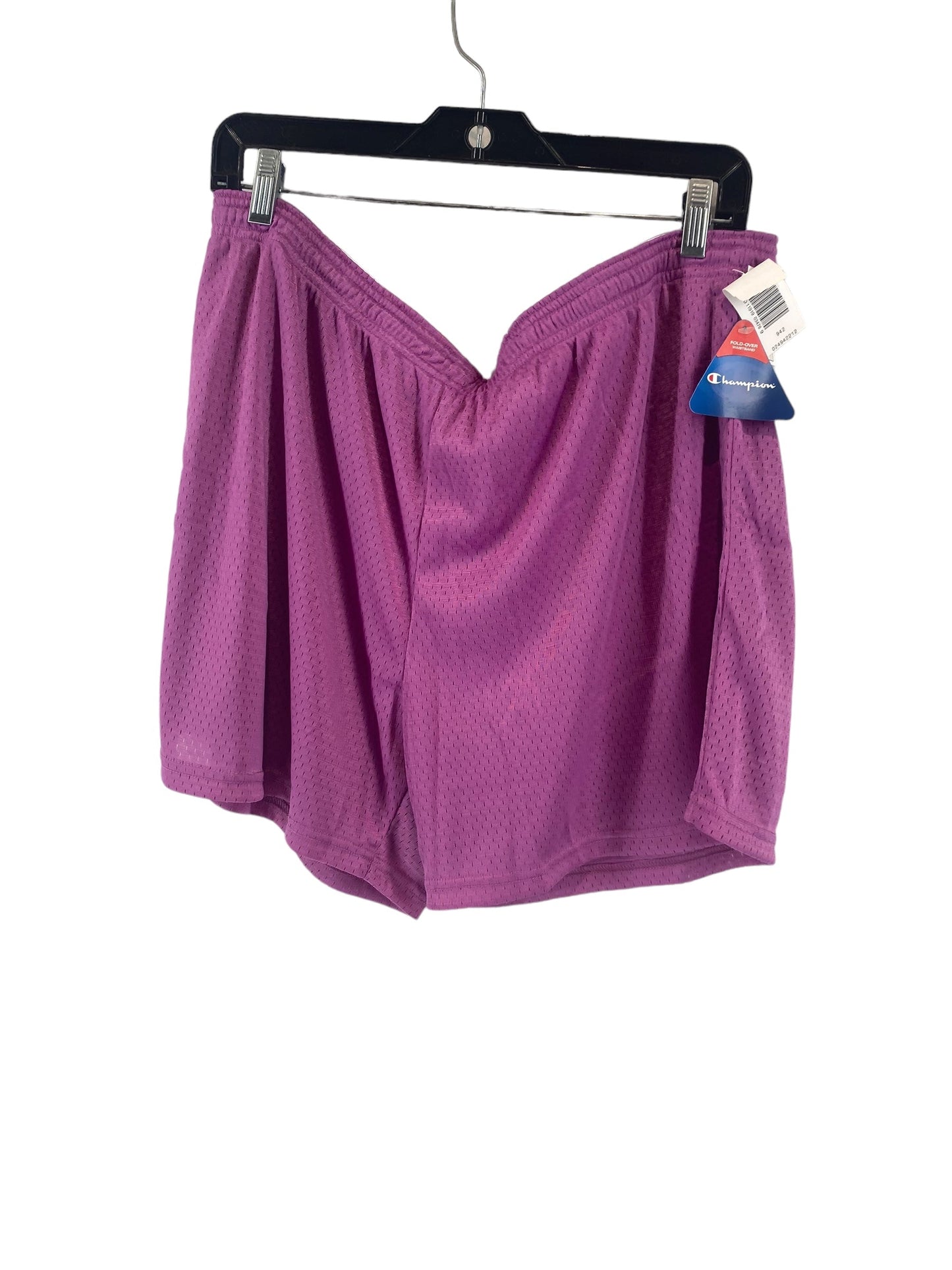 Purple Athletic Shorts Champion, Size Xl