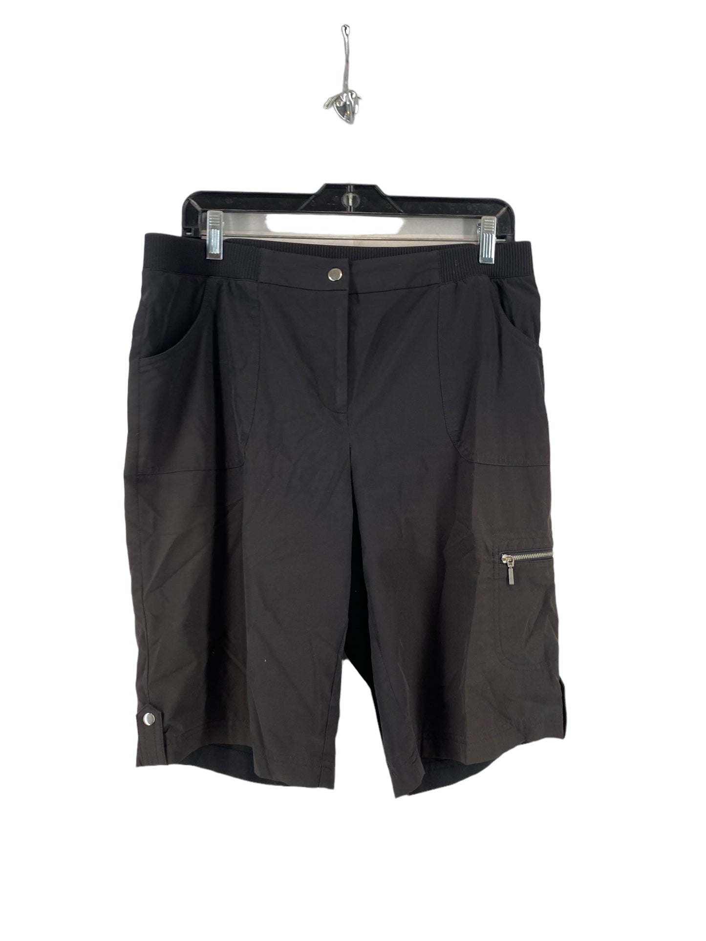 Black Shorts Zenergy By Chicos, Size 1