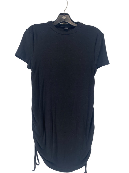 Black Top Short Sleeve Basic Shein, Size S