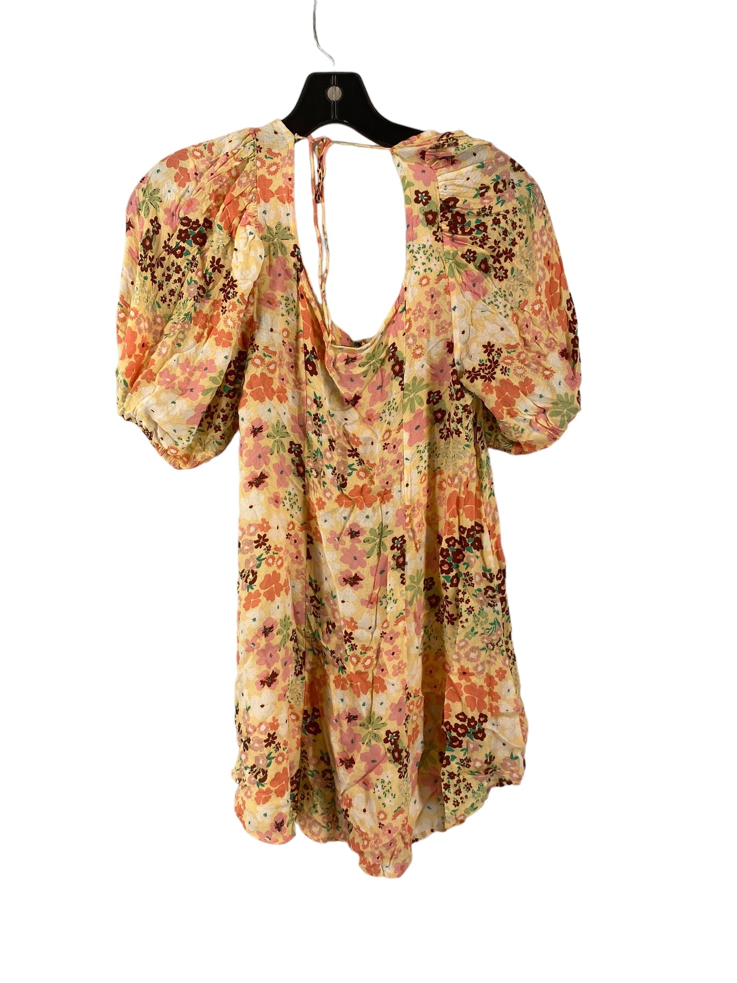 Floral Print Dress Casual Short Free People, Size Xs