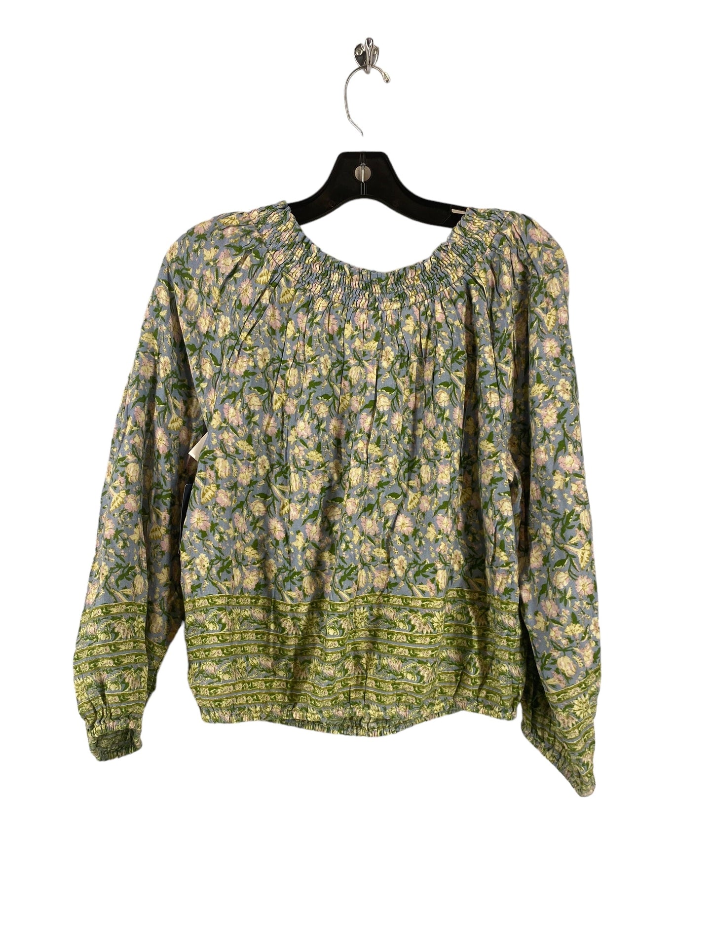 Floral Print Top 3/4 Sleeve Lucky Brand, Size S
