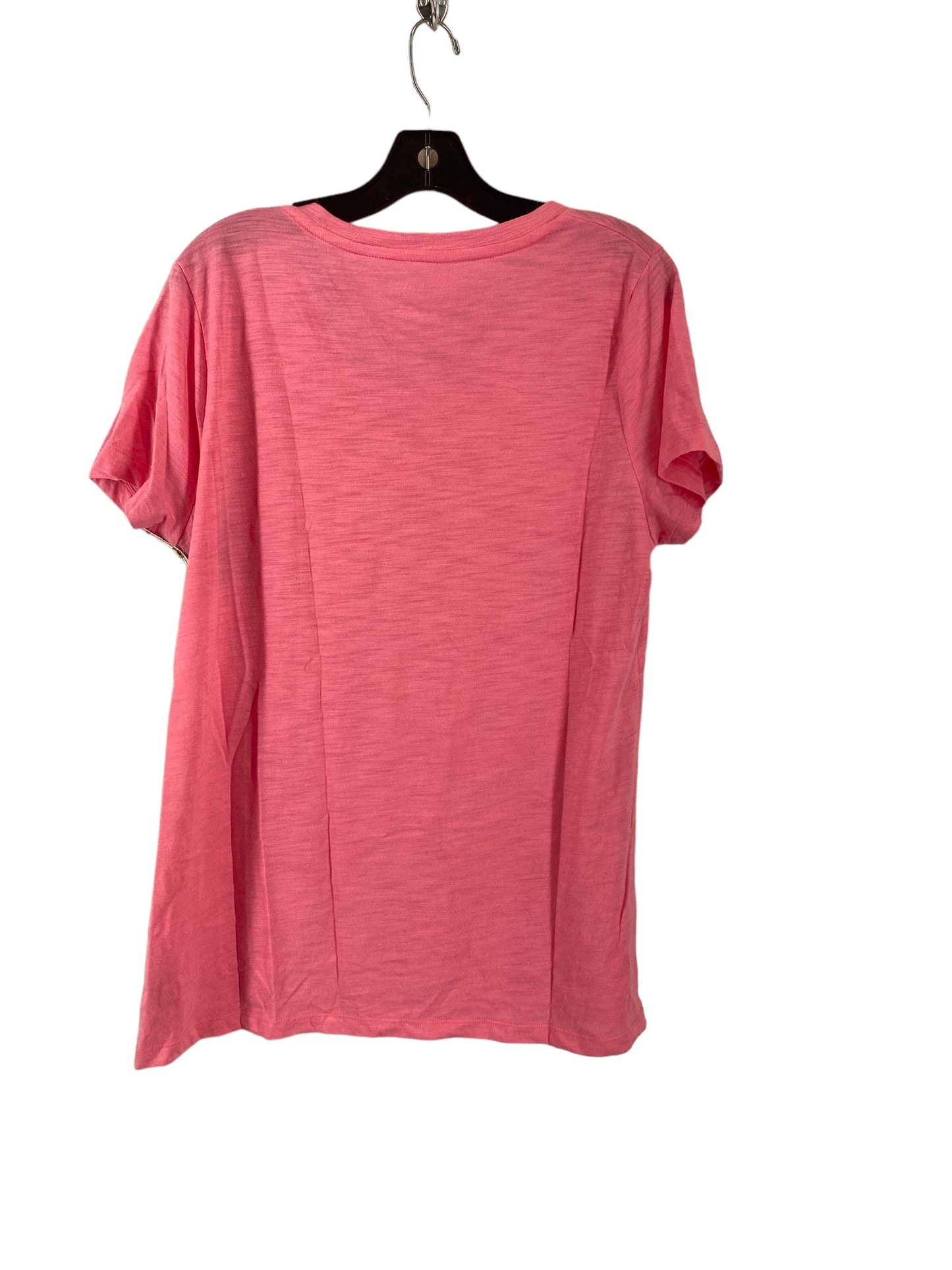 Pink Top Short Sleeve Basic Mossimo, Size Xxl