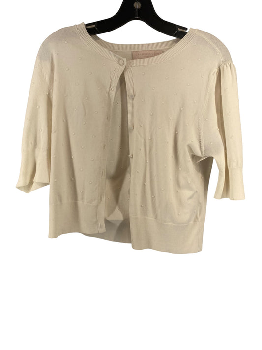 Cardigan By Clothes Mentor In Cream, Size: S