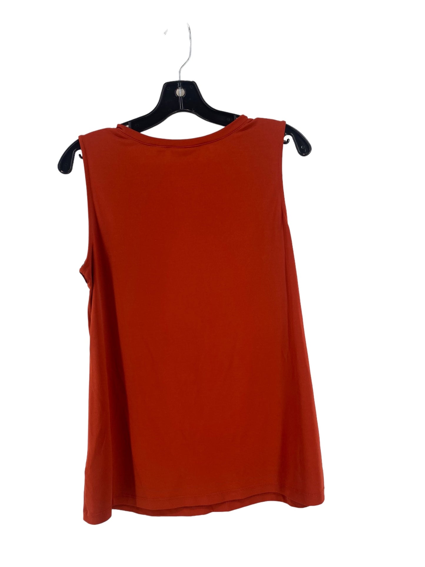 Top Sleeveless By Susan Graver In Orange, Size: M