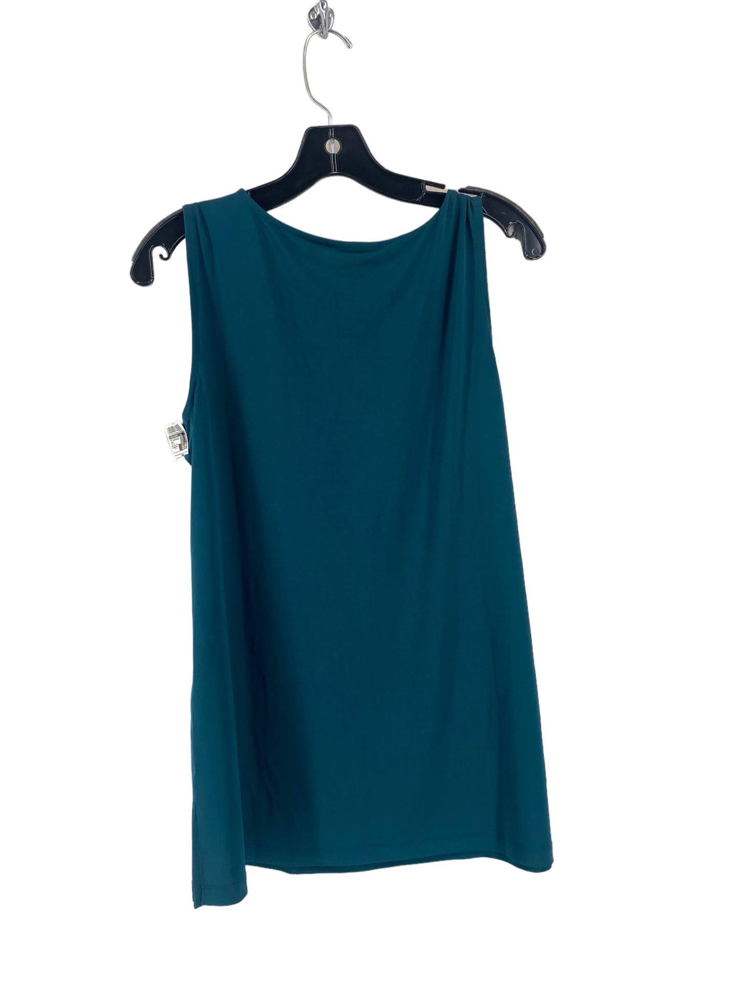 Top Sleeveless By Susan Graver In Green, Size: Petite  M