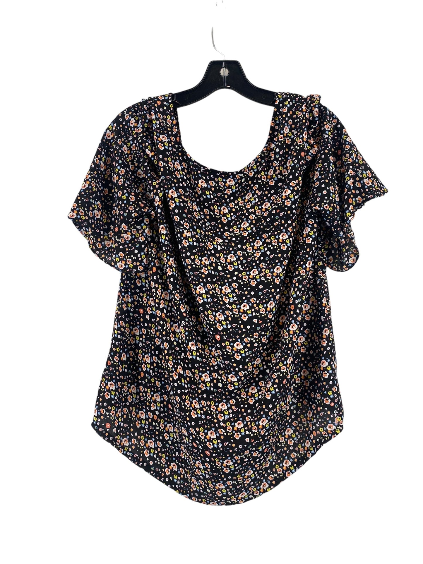 Top Short Sleeve By Sanctuary In Floral Print, Size: Xl