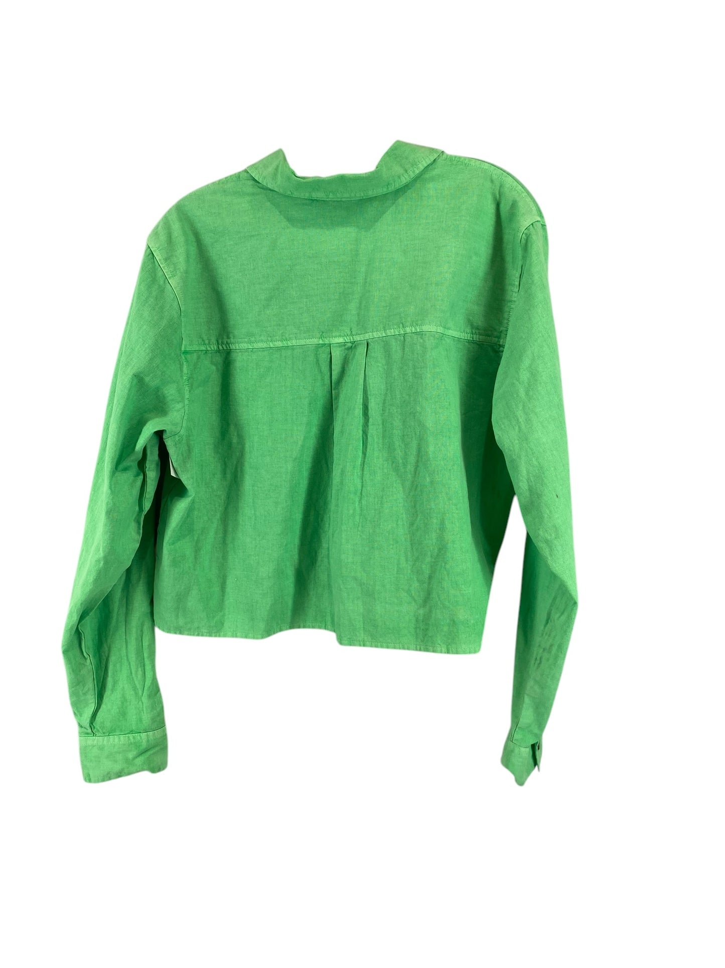 Top Long Sleeve By Universal Thread In Green, Size: L