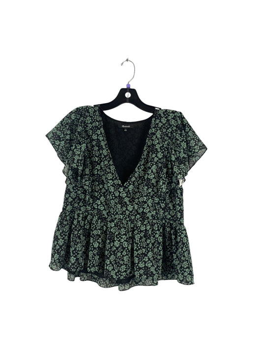 Top Short Sleeve By Madewell In Green, Size: S