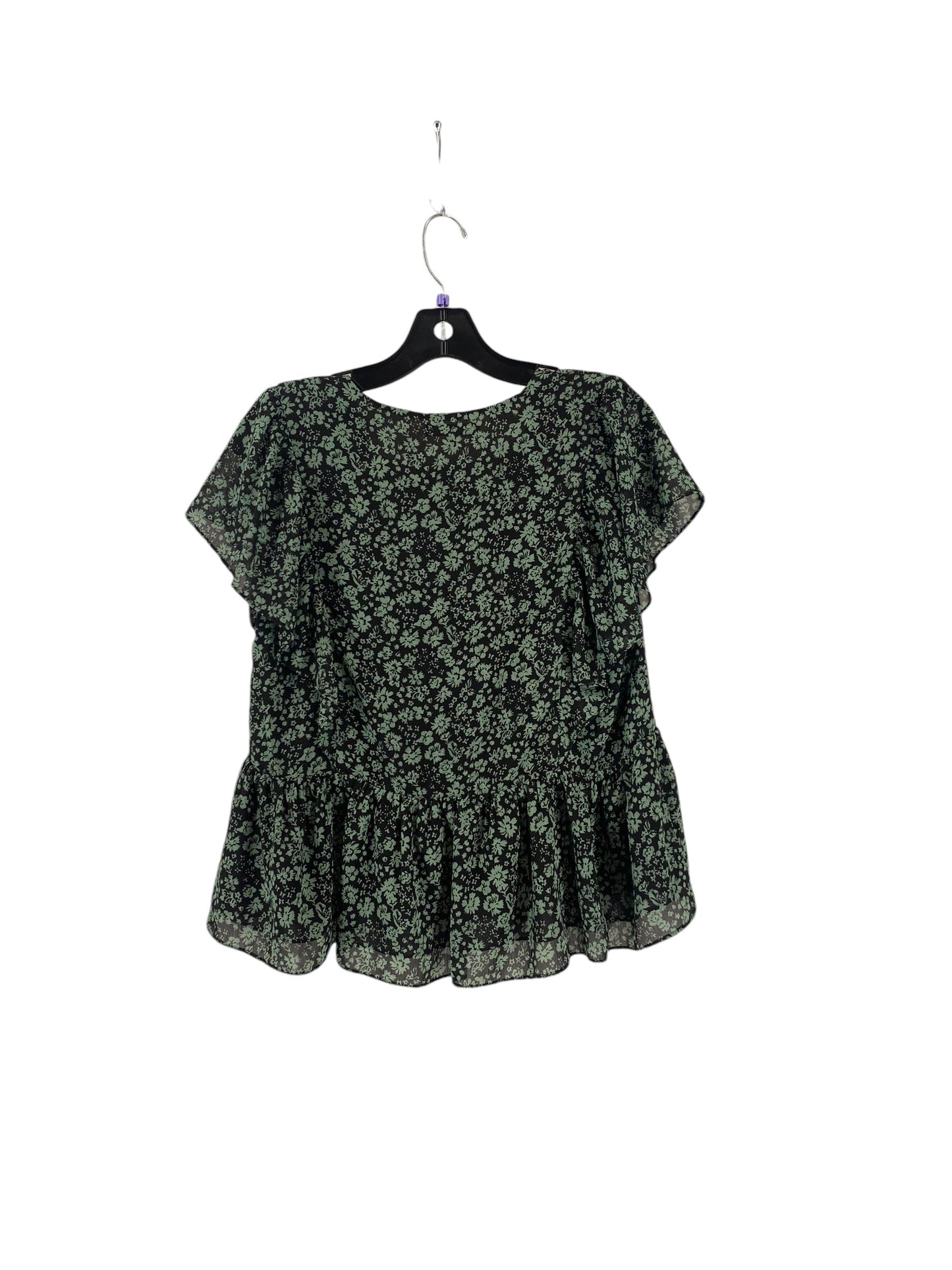 Top Short Sleeve By Madewell In Green, Size: S