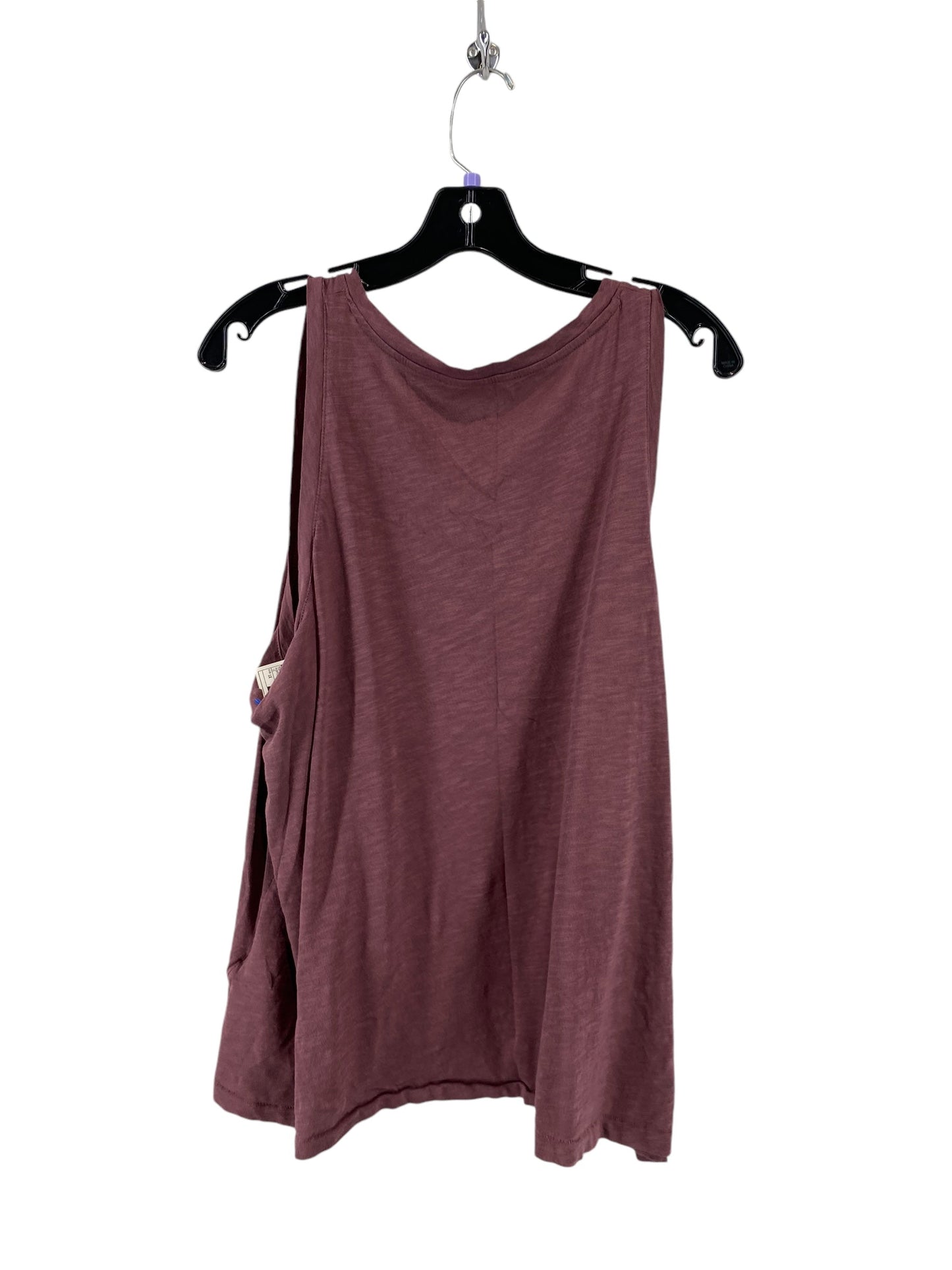 Top Sleeveless By Madewell In Purple, Size: 1x