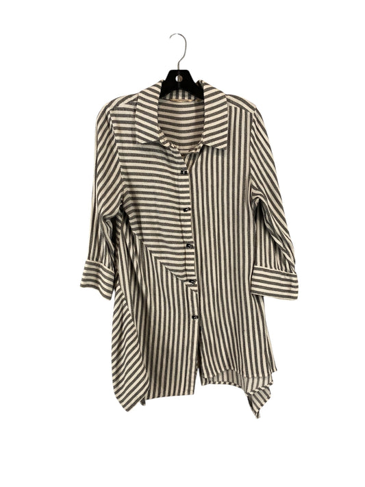 Top Long Sleeve By Soft Surroundings In Striped Pattern, Size: M