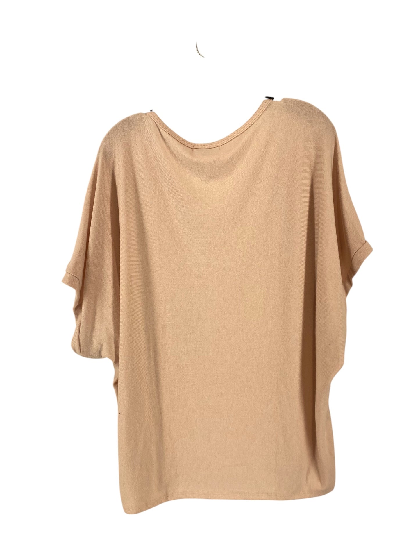 Top Short Sleeve By Michael Stars In Pink, Size: M