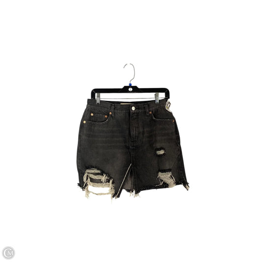 Skirt Mini & Short By We The Free In Black Denim, Size: 2